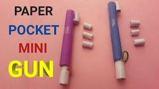 how to make paper pocket mini gun - origami pocket gun - easy origami