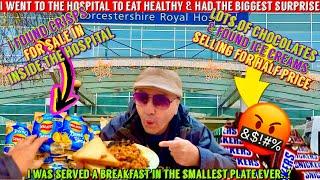 I Went to Eat HEALTHY at a HOSPITAL & Found Snacks Everywhere! Mr. Wig.