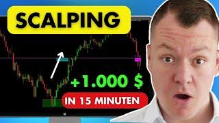 Einfaches Scalping mit 1-Minuten Chart Strategie (Live)