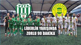 Liderlik Yarışında Zorlu 90 Dakika Vefa - Ayazağa Maç Özeti #amatörfutboltv