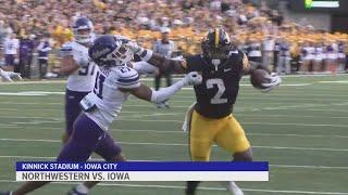 Kaleb Johnson leads Iowa's 28-point third-quarter outburst in 40-14 win over Northwestern