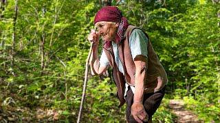 Lonely life of an 84 year old mother of eight children in a mountain village far from civilization