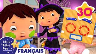 Les costumes d'Halloween et le bobo | Comptines et Chansons pour Bébés | Little Baby Bum en Français