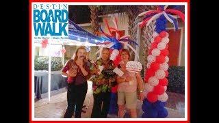   Destin Harbor Boardwalk with Showgirls Around The World a Dancer Family  