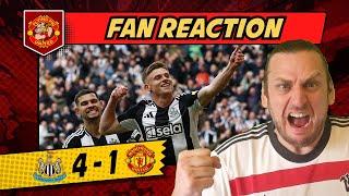 RANT  Sickening! Newcastle 4-1 Man Utd GOALS United Fan Reaction