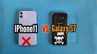 IPhone 11 vs Galaxy S7 speed test