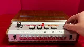 WELSON SUPER-MATIC S12 Vintage Analog Italian Drum Machine 1971 | Demo