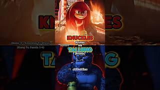 Knuckles vs Tai Lung