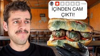 TÜRKİYE’NİN EN DÜŞÜK PUANLI RESTORANLARI! ft. @TunaTavus