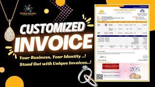 "Maximize Your Jewellery Business with Custom Invoice Solutions using Omunim Jewellery Software"