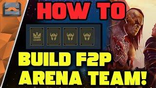 How To Build FREE TO PLAY Arena Team In Raid: Shadow Legends