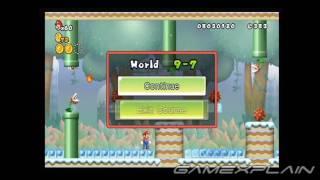 New Super Mario Bros Wii Level 9-7 Star Coins