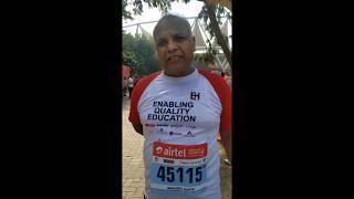 Insights from our CEO, Mr Sanjeev Kumar Gupta at #RunToEducate at ADHM 2019