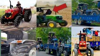 JohnDeere 5210 stunt NEW Holland 3630 5630trali Massey Ferguson 9500 checking brake angrej 855 trali