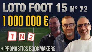 ️ PronoLive : LotoFoot 1 000 000 € avec Manchester United-Chelsea & Nantes-Marseille - LF15 n°72