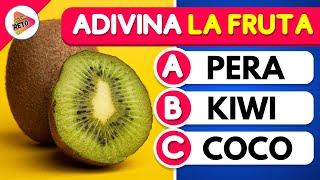 Adivina la Fruta por la Imagen  | ¿Cuánto sabes? | Trivial-Reto