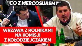 Rolnicy wściekli się na komisji. Atakowali Kołodziejczaka. Wrzawa ws. umowy z Mercosurem