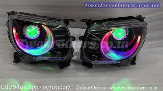 Ignis RGB Crystal Drl Biled Projector Headlights if you want then Call / WhatsApp us 09711510017.