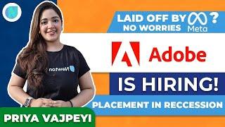 Adobe Hiring for Software Engineer | OffCampus Job Opportunity  | Priya Vajpeyi