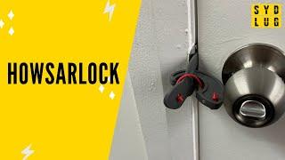 Howsarlock The Original Portable Lock For When You Travel Staying in A Hotel Door Lock