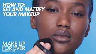 HOW TO: Set and Mattify with ULTRA HD SETTING POWDER | MAKE UP FOR EVER