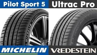 Michelin Pilot Sport 5 vs Vredestein Ultrac Pro