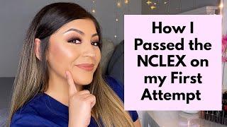 How I Studied for the NCLEX-RN Exam in 2021 | PASS ON YOUR FIRST TRY! | Study Tips + More !