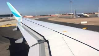 Eurowings A320 Sharklets pushback and takeoff in Hurghada