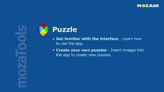 mozaBook interaktív tanári szoftver - Puzzle eszköz használata