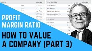 Net Profit Margin Ratio Explained! | The Best Way To Value A Stock (Part 3)