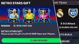 I OPENED EVERY RETRO STARS PACK UNTIL (Cr. Ronaldo, Pele, Zidane..) in FC MOBILE 25