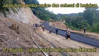 Pj Regent comes to batu jomba | / new road is still not open #batujombahariini #hotangbatujomba