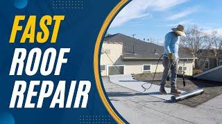 Best Way to Repair a Flat Roof!