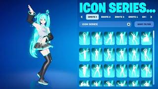 ALL FORTNITE ICON SERIES DANCES & EMOTES