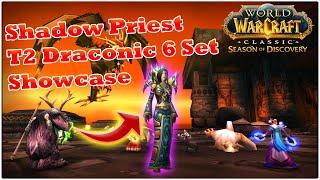 Shadow Priest: T2 Draconic 6 Set Gameplay | Nef BWL [WoW SoD]