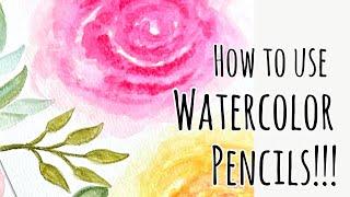 How to Use Watercolor Pencils!