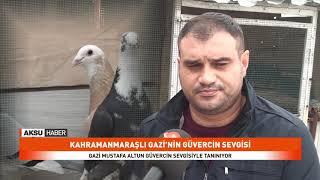 Kahramanmaraşlı Gazi’nin güvercin sevgisi