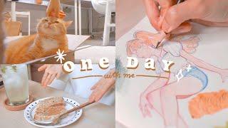 [ENG  cc] ONE DAY with me ทำนั่นนี่หนึ่งวันสไตล์อาร์ทติส | Raveeoftitans