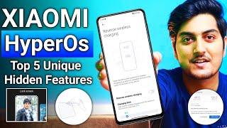 XIAOMI HyperOs Top 5 Hidden and Unique features is Here | Check Now