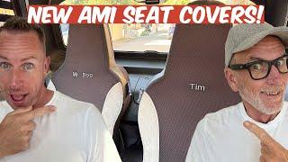 We Got New Seat Covers For Our Citroen Ami! 