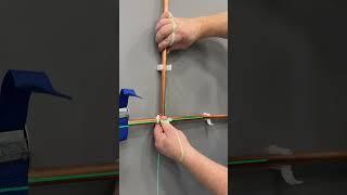 How To Install An Outside Tap DIY Soldering Plumbing #diyplumbing #plumber #plumbing #asmr