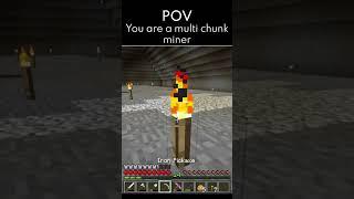 Lore of a multi chunk miner part 25 #minecraft #lore