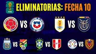 FECHA 10 Eliminatorias 2026 ¿Quiénes son los FAVORITOS para ganar?