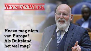 Timmermans met lege handen nu Duits links hem rechts inhaalt