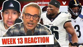 Reaction to Eagles-Ravens, Steelers-Bengals, Cardinals-Vikings, Seahawks-Jets | Colin Cowherd NFL