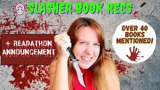 Slasher Horror Book Recommendations & Readathon Announcement | An Insanely Long List of Books!