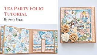 Alice's Tea Party Folio by Anna Sigga | Graphic 45