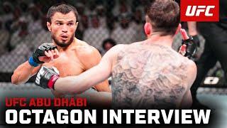 Umar Nurmagomedov Octagon Interview | UFC Abu Dhabi