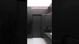 All Black Everything Decor   #realtor #black #luxury #decor #realestate #wednesday #goth #4you #fyp