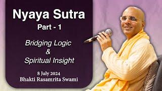 Nyaya Sutra Part-1 | Bridging Logic and Spiritual Insight | Bhakti Rasamrita Swami